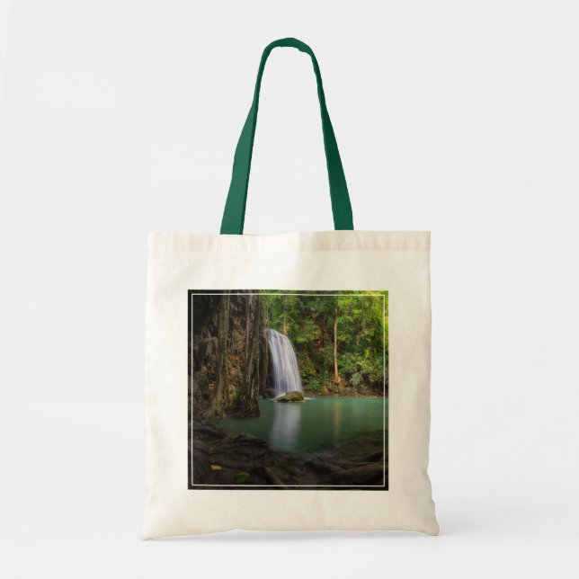 Bolsa Tote Quedas | Primavera RainForest Waterfall Tailândia (Frente)
