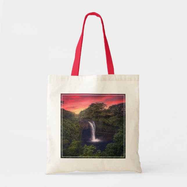 Bolsa Tote Quedas | Rainbow Falls, Hilo, Havaí (Frente)