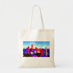 Bolsa Tote Queen City Charlotte Skyline