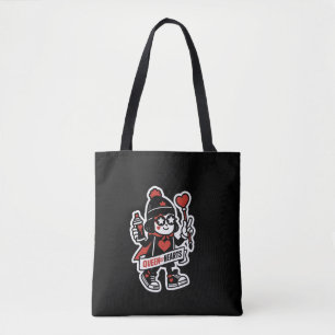 Bolsa Tote Queen of Hearts Street Mascot — Grind Crew Edition