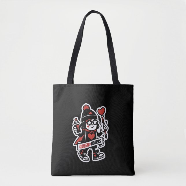 Bolsa Tote Queen of Hearts Street Mascot — Grind Crew Edition (Frente)