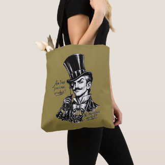 Bolsa Tote Quem é precioso?! Caricatura do Lorde espirituoso