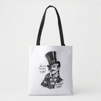 Bolsa Tote Quem é precioso?! Caricatura do Lorde espirituoso