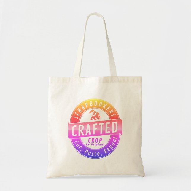 Bolsa Tote Quem faz álbuns de recortes e artesanato (Frente)
