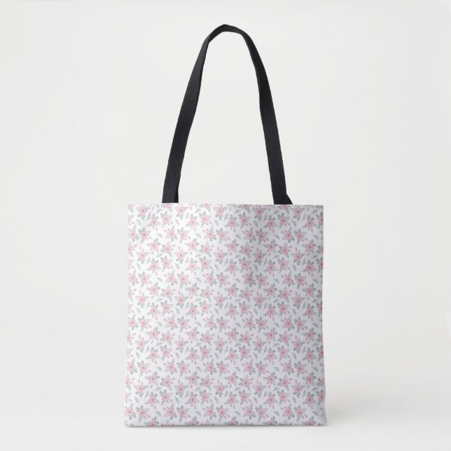 Bolsa Tote Quem Faz Um Jardim Prende Felicidade (Frente)