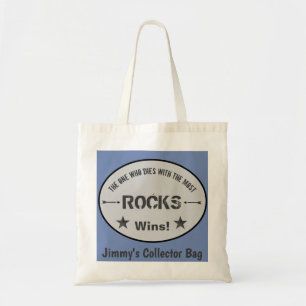 Bolsa Tote Quem Morre Com Mais PEDRAS Vence!
