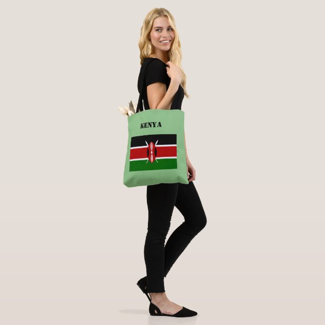 Bolsa Tote Quênia — Bandeira África (No(a) Modelo)