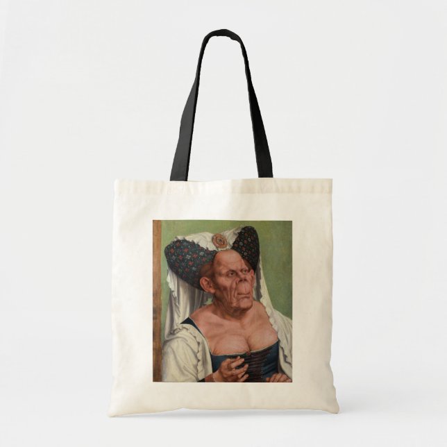 Bolsa Tote Quentin Matsys - Uma Mulher Velha Grotesca (Frente)