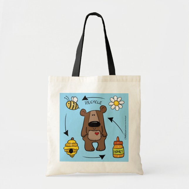 Bolsa Tote Querida Urso - O Reciclador (Frente)