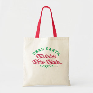 Bolsa Tote Querido Papai Noel Erros Foram Cometidos
