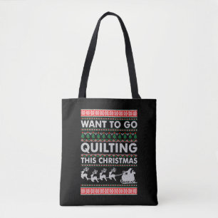 Bolsa Tote Quero Ir Para A Fila Neste Natal