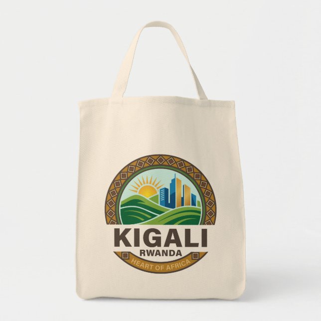 Bolsa Tote Quigali Ruanda África (Frente)