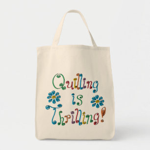 Bolsa Tote Quilling é emocionante