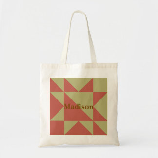 Bolsa Tote Quilt Block Market Tote Bag Shopping Bag 