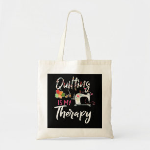 Bolsa Tote Quilting É Minha Terapêutica Engraçado Present