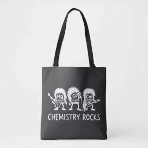 Bolsa Tote Química Rocks Banda de Rock de Ciência