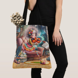 Bolsa Tote QuintessEssencialmente Quirky Violin - VEJA BACK!