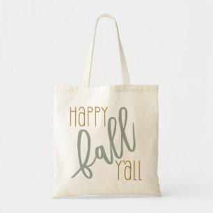 Bolsa Tote Quitação Moderna de outono Feliz de outono de outo