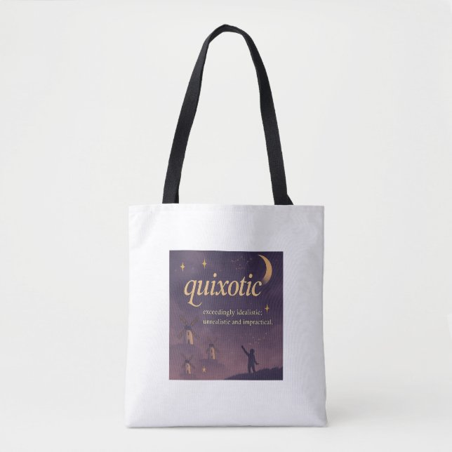 Bolsa Tote Quixotesco (Frente)