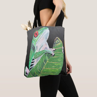Bolsa Tote Rã na folha