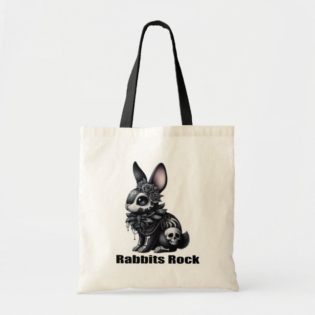 Bolsa Tote Rabbit Rock (Frente)