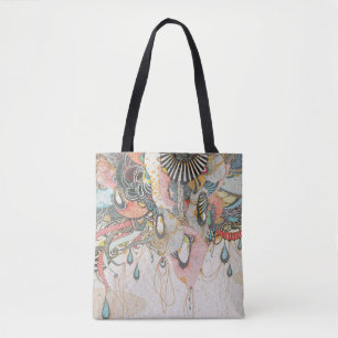 Bolsa Tote Rabiscar a Língua da Luz