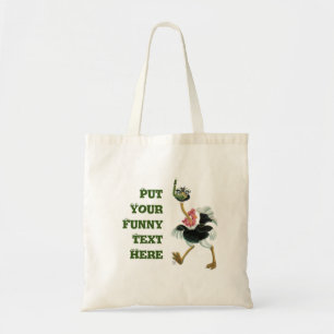 Bolsa Tote Raça de avestruz no pântano