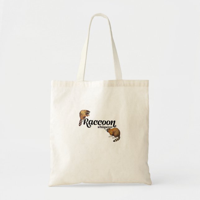Bolsa Tote Raccoon Whisperer Cute Raccoon Lover Racoon Gift (Frente)