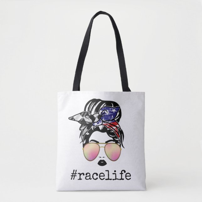 Bolsa Tote Race Life (Frente)