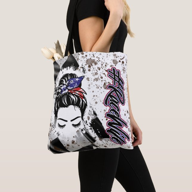 Bolsa Tote Race Wife (Close Up)