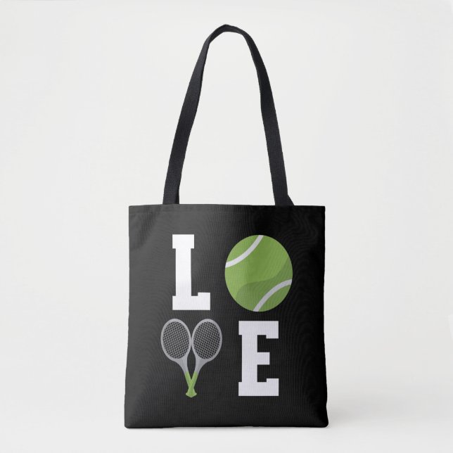 Bolsa Tote Rackers e Tênis de Tênis do jogador de (Frente)