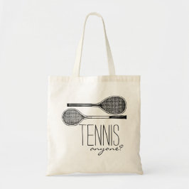 Bolsa Tote Rackets Vintage Tênis - Tênis Alguém?