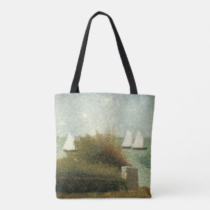 Bolsa Tote Rade de Grandcamp por Georges Seurat, Arte Antigo