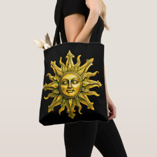 Bolsa Tote "Radiação Dourada Celestial" O Sol
