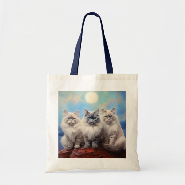 Bolsa Tote Ragdoll cats (Frente)