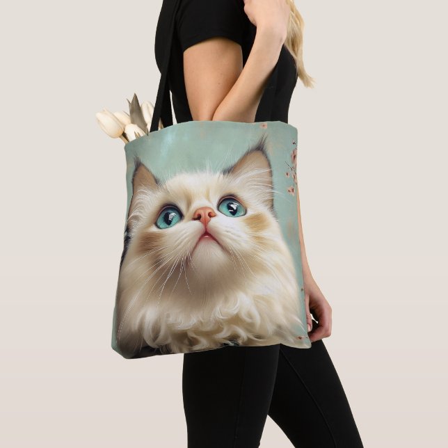Bolsa Tote Ragdoll kitten (Close Up)