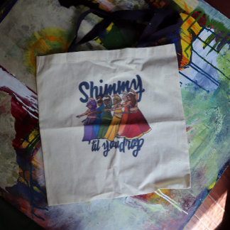 Bolsa Tote Rainbow Belly Dancer Art Belly Dance Troupe