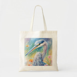 Bolsa Tote Rainbow Birds Blue Heron 2