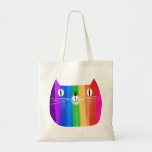 Bolsa Tote Rainbow Cat