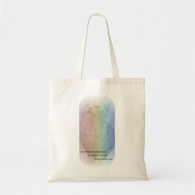 Bolsa Tote rainbow cat (Frente)