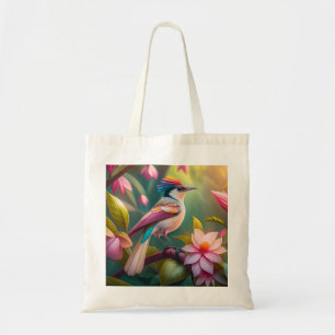 Bolsa Tote Rainbow crested Jay Fantasy Bird