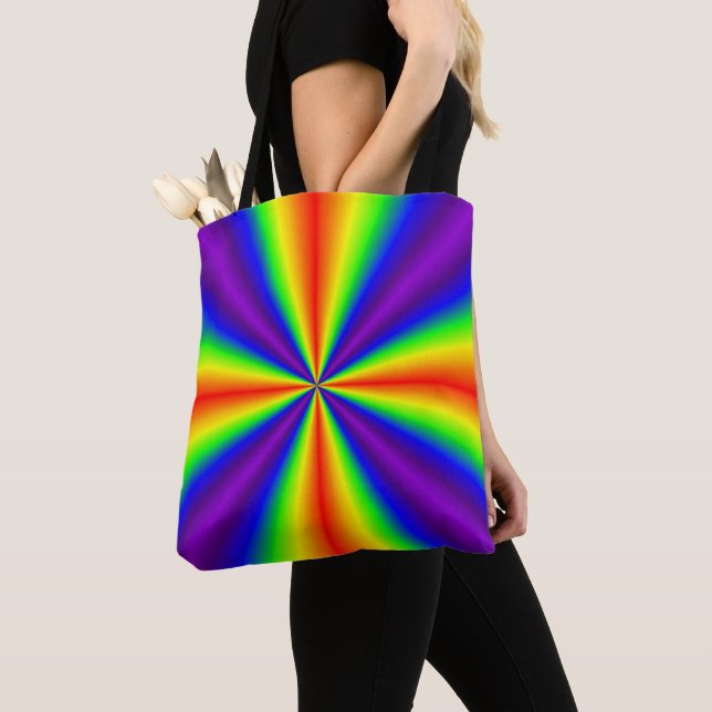 Bolsa Tote Rainbow Cross (Close Up)