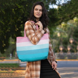 Bolsa Tote Rainbow Fashion