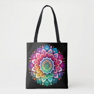 Bolsa Tote Rainbow Mandala