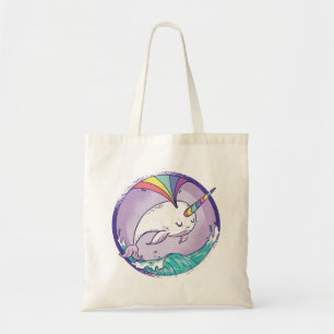 Bolsa Tote Rainbow Narwhale