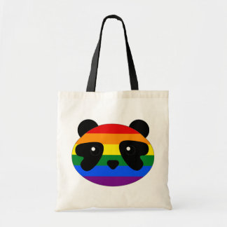 Bolsa Tote Rainbow Panda, LGBTQ Panda, Queer Panda - Orgulho
