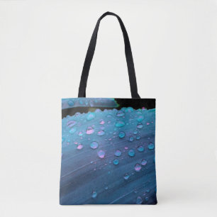 Bolsa Tote Raindrops Fechados, Spacey Blues