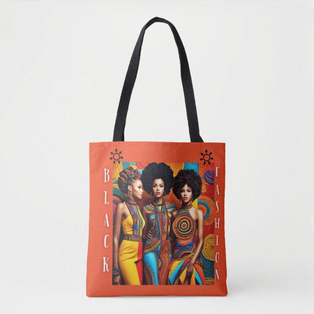 Bolsa Tote Rainha Africana (Frente)