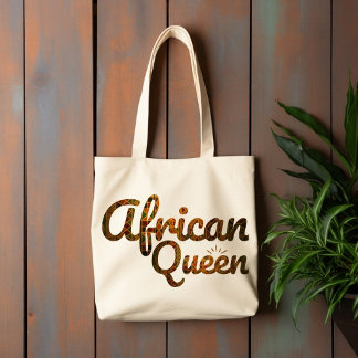 Bolsa Tote Rainha Africana — Presente para Ela