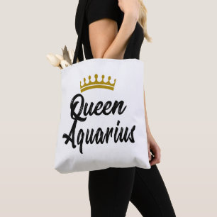 Bolsa Tote Rainha Aquarius Zodiac - Sinal de Estrela do Horós